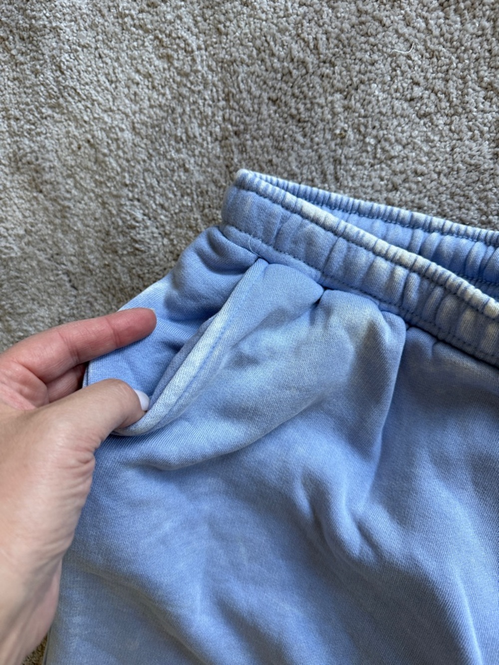 NEW- Wild Fable Women’s Low Rise California Blue Sweatpants - Picture 5 of 11